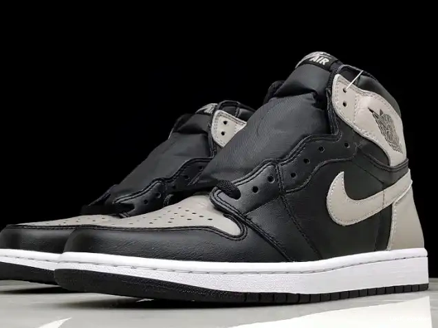 LUCY Black Jordan Air Shadow OG 555088-013 Retro Grey 1 High 0408
